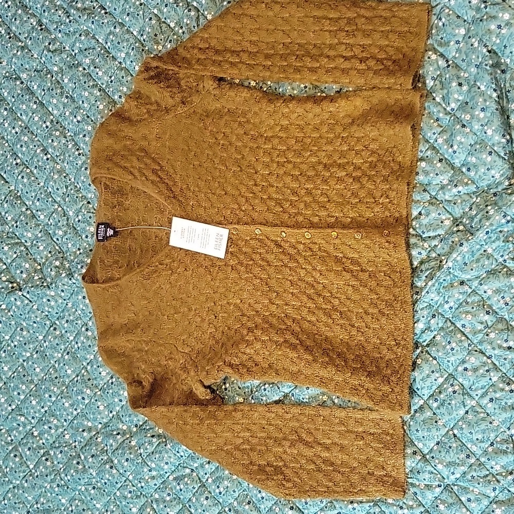 Eileen Fisher v neck cardigan